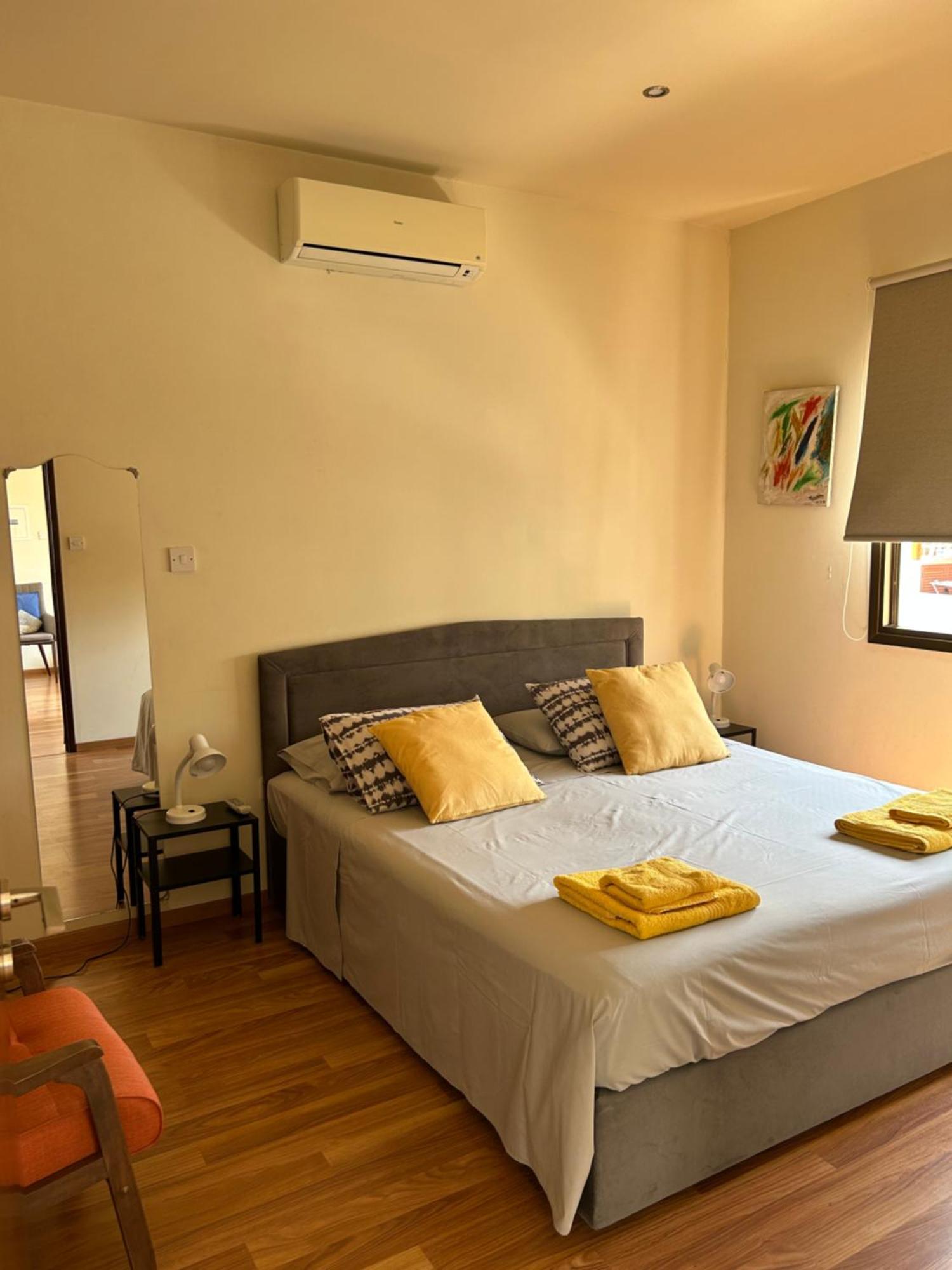 Extremely Comfy Apt With Spacious Private Terrace 10Min Walk To The Beach & In Town Lárnaca Exterior foto